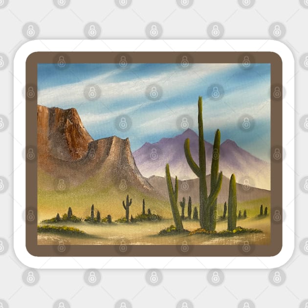 Distant Desert Sticker by J&S mason